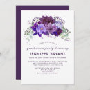 Search for purple graduation invitations Floral