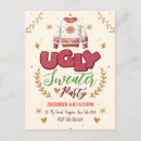 Search for retro ugly sweater christmas invitations Fun