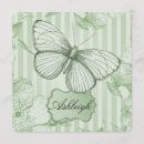 Search for mint sweet 16 invitations Butterfly