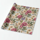 Search for vintage botanical wrapping paper Flowers