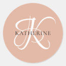 Search for blush monogram stickers Stylish