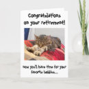 Search for retirement cat cards Humour