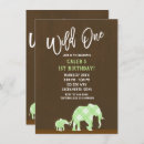 Search for safari elephant birthday invitations Script