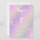 Search for rainbow fairy birthday invitations Pink