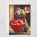 Search for mouse thank you cards Heart