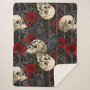 Search for skull blankets Botanical