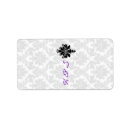 Search for damask wedding return address labels Lace