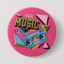 Search for boombox badges Music