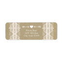 Search for heart and arrow return address labels Elegant