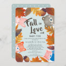 Search for fall in love baby boy shower invitations For her