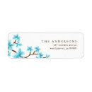 Search for cherry blossom return address labels weddings Japanese