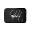 Search for initial bath mats Black and white