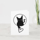 Search for halloween note cards Black cat