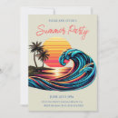 Search for vintage surf invitations Tropical