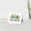 Search for texas moving announcement cards Botanical greenery foliage