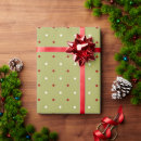 Search for red polka dot wrapping paper Green