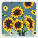 Search for sunflower mason jar stickers Sunflowers