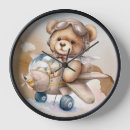 Search for teddy bear clocks Boy
