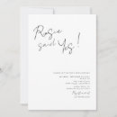 Search for modern elegant bridal shower invitations Typography