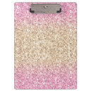 Search for pink glitter clipboards Magical