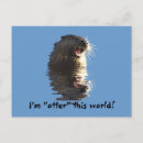 Search for river otters postcards Funny