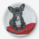 Search for french bulldog plates Black