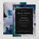 Search for paint palette invitations Aqua lavender