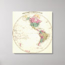 Search for hemispheres canvas prints Map