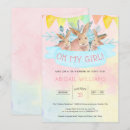 Search for rabbit baby girl shower invitations Pink