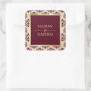 Search for gold damask wedding stickers Modern