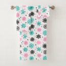 Search for black and white christmas bath towels Retro