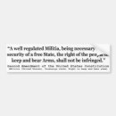 Search for the second amendment bumper stickers Right to bear arms