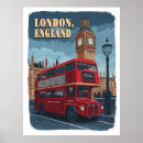 Search for vintage bus posters London