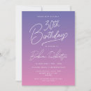 Search for elegant 30th birthday invitations Girly feminine