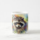 Search for raccoon mugs Watercolor