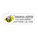 Search for insects return address labels Honeybee