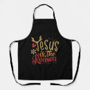 Search for religious aprons Merry christmas