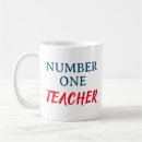 Search for number one teacher mugs Funny