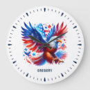 Search for american eagle clocks Patriotic