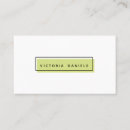 Search for feminine business cards Minimal