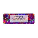 Search for winter party return address labels Modern