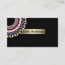 Search for beads business cards Pink