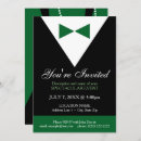 Search for tuxedo party invitations Black