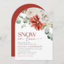 Search for rustic winter bridal shower invitations Elegant calligraphy script
