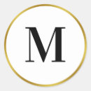 Search for black with gold letter stickers Monogrammed