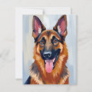 Search for german shepherd thank you cards Watercolor