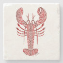 Search for crustaceans coasters Lobster