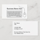 Search for computer business cards Modern