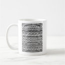 Search for aztec print mugs Black and white