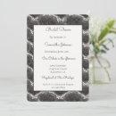 Search for black white lace bridal shower invitations Chic